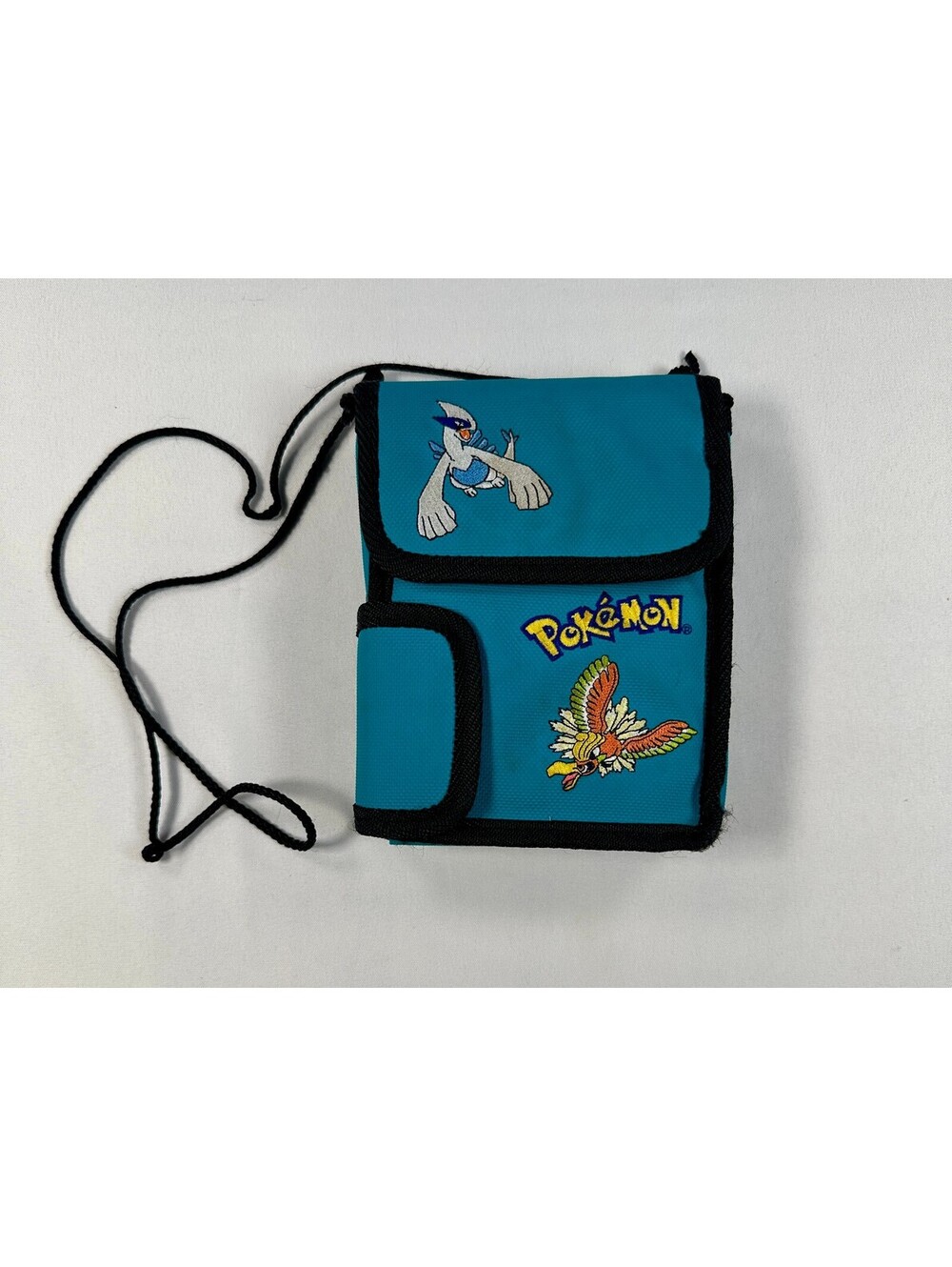 Vintage Pokémon Game Boy Color Case Teal Lugia Ho-Oh Nintendo Travel Bag